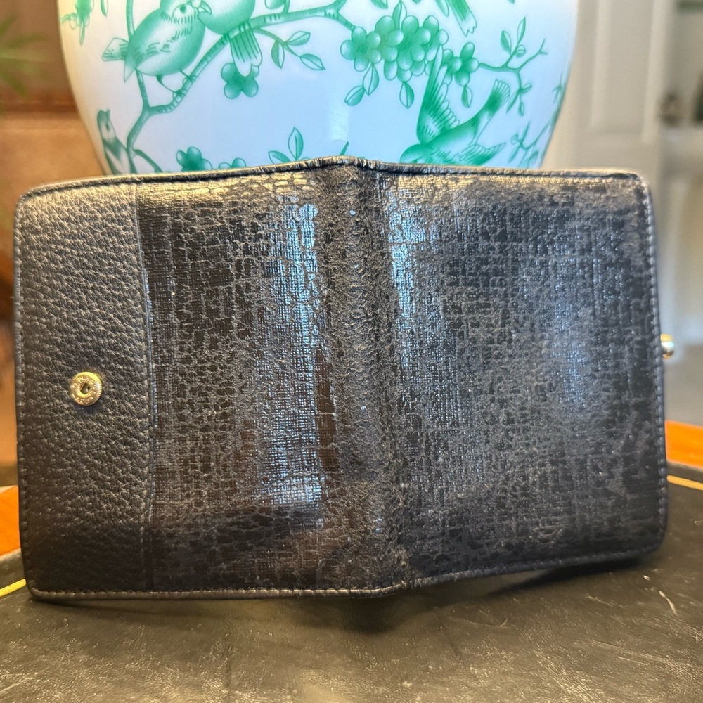 Black vintage Gucci wallet